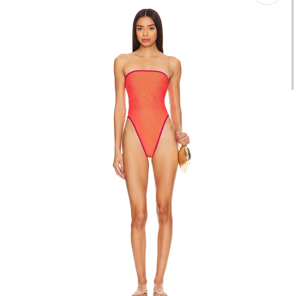 Revolve NWT One Piece in Neon Orange & Pink by lovewave